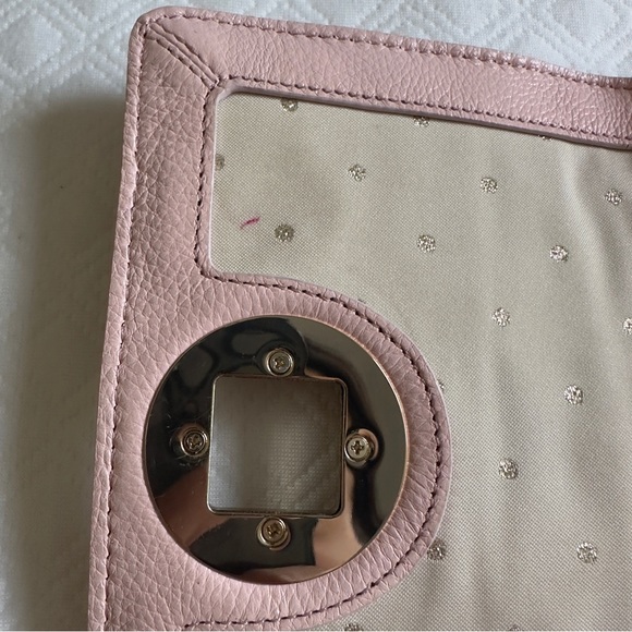 Kate Spade Quilted Pink Leather Crossbody Bag Gold Hardware (2014) - Well Used - Picture 9 of 12